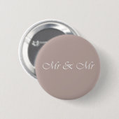 Herr & Herr Typografy Beige Button (Vorne & Hinten)