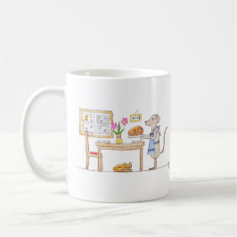 Herr Hiddle kocht Truthahn-Weihnachtsgrüße Karte Kaffeetasse
