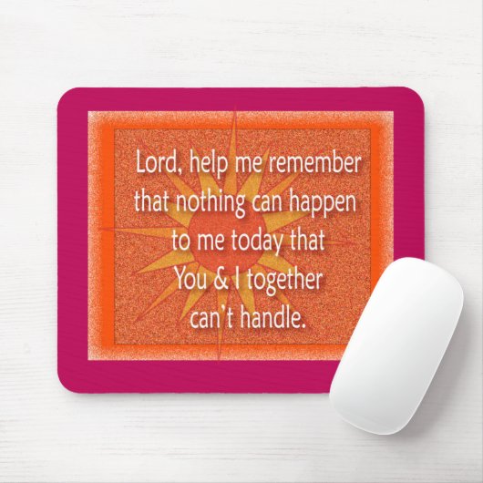 Herr hilf mir, mich zu erinnern mousepad (Mit Mouse)