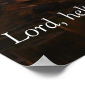 Herr, hilf mir, mich zu erinnern poster (Ecke)