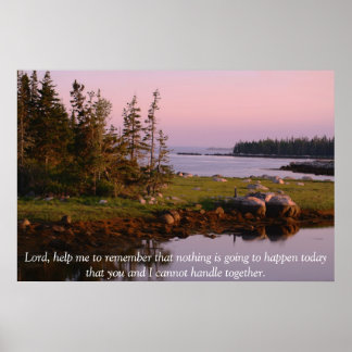 Herr, hilf mir, mich zu erinnern poster