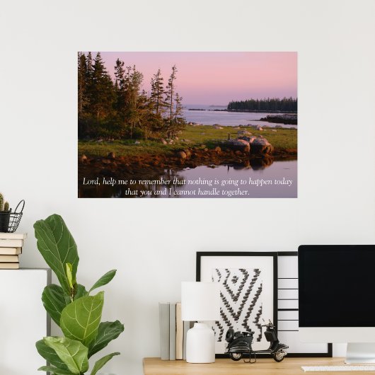 Herr, hilf mir, mich zu erinnern poster (Heimbüro)