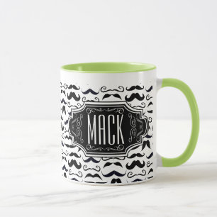 Herr Hipster Schnurrbart Vintage Retro Tasse