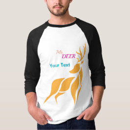 Herr Hirsch Grafik – Rustikaler Waldstil T-Shirt
