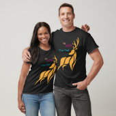 Herr Hirsch Grafik – Rustikaler Waldstil T-Shirt (Unisex)