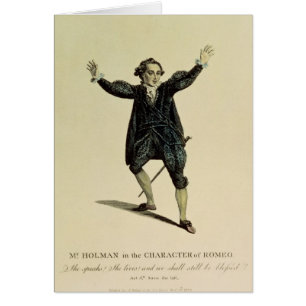 Herr Holman im Wesen Romeos, Kneipe. 1784