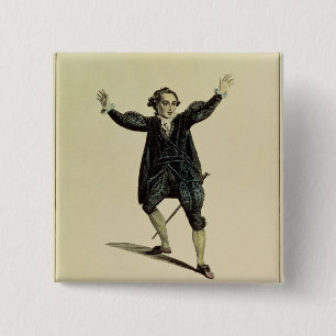 Herr Holman im Wesen Romeos, Kneipe. 1784 Button