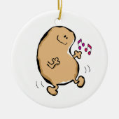 Herr Human Bean Doing The Jiggy Keramik Ornament (Vorne)