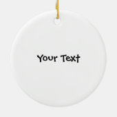 Herr Human Bean Doing The Jiggy Keramik Ornament (Hinten)