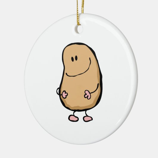 Herr Human Bean Keramikornament (Links)