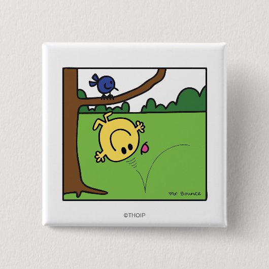Herr Hüpfer im Park Button (Vorderseite)