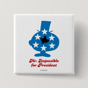Herr Impossible für den Präsidenten Button
