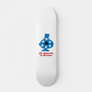 Herr Impossible für den Präsidenten Skateboard