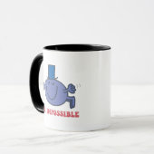 Herr Impossible in Flight Tasse (Vorderseite Links)