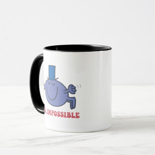 Herr Impossible in Flight Tasse (Vorderseite Links)