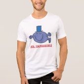 Herr Impossible in Flight Tri-Blend Shirt (Vorderseite)