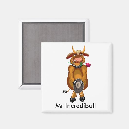 Herr Incredibull Magnet (Vorderseite/Rückseite)