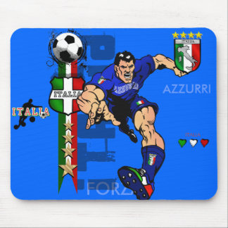 Herr Italian Stallion Forza Azzurri Italien 2010 Mousepad