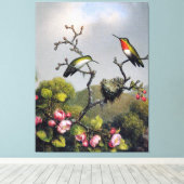 Herr J. HEADE - Ruby Throat aus Nordamerika (1865) Leinwanddruck (Insitu (Holzboden))