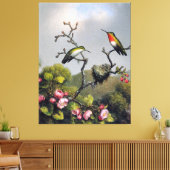 Herr J. HEADE - Ruby Throat aus Nordamerika (1865) Leinwanddruck (Insitu (Wohnzimmer))