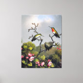 Herr J. HEADE - Ruby Throat aus Nordamerika (1865) Leinwanddruck (Vorderseite)