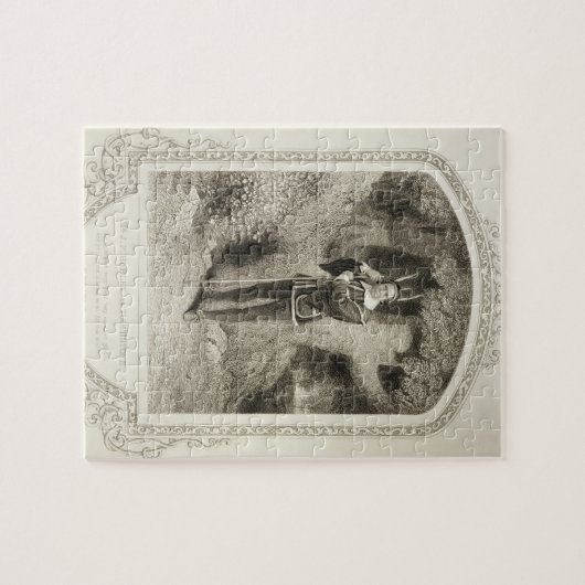 Herr J.P. Harley als Prüfstein, Szene 1 der Puzzle (Horizontal)