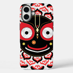 Herr Jagannath Gesicht Chakra Hindu-Gottheit iPhone 16 Plus Hülle