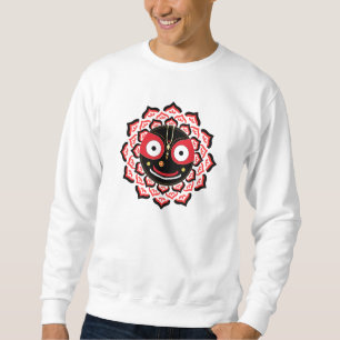 Herr Jagannath Gesicht Chakra Hindu-Gottheit Sweatshirt