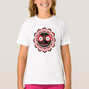 Herr Jagannath Gesicht Chakra Hindu-Gottheit T-Shirt