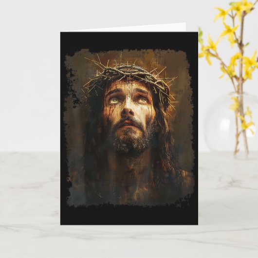 Herr Jesus Christus Karte (Gelbe Blume)