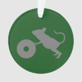 Herr Jingles von der grünen Meile Ornament (Vorderseite)