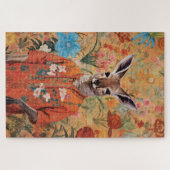 Herr Kangaroo in Seinem Garten Puzzle (Horizontal)