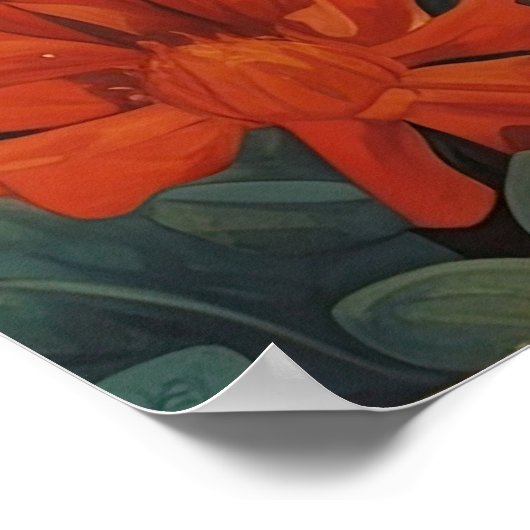 Herr Kangaroo sieht Sie an Poster (Ecke)