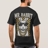Herr Kaninchen Hip Hop Hase T-Shirt (Rückseite)