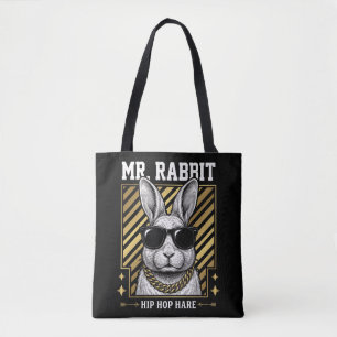 Herr Kaninchen Hip Hop Hase Tote Tasche