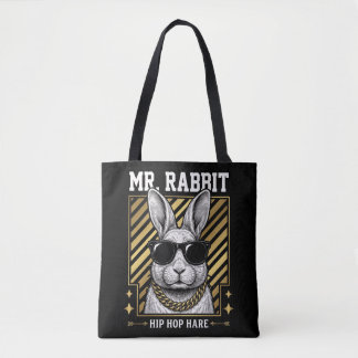 Herr Kaninchen Hip Hop Hase Tote Tasche