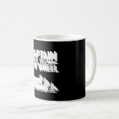 Herr Kapitän des 5. Rad fünftes Rad Camper Kaffeetasse (VorderseiteRechts)