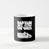 Herr Kapitän des 5. Rad fünftes Rad Camper Kaffeetasse (Mittel)