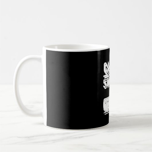 Herr Kapitän des 5. Rad fünftes Rad Camper Kaffeetasse (Links)