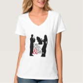 Herr Karteninhaber & Frau Card Auszahler T-Shirt (Vorderseite)