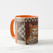 Herr Katze mit Fliege Tasse (Vorderseite Links)