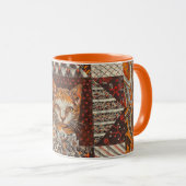 Herr Katze mit Fliege Tasse (VorderseiteRechts)