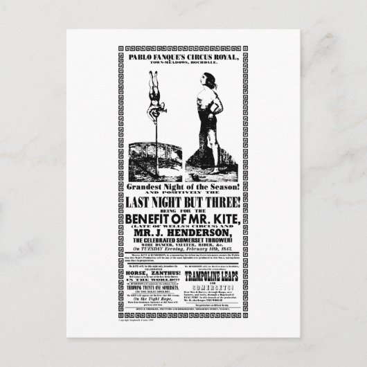 Herr Kite - Postcard Postkarte (Vorderseite)