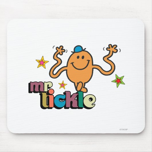 Herr Kitzel | Funkelnde Sterne Mousepad (Vorne)