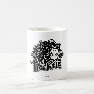 Herr Kitzel Schwarz-Weißer Spaß Kaffeetasse