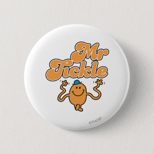 Herr Kitzel | Wackelarme Button (Vorderseite)