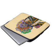 Herr Krishna  Laptopschutzhülle (Vorne Knopf)