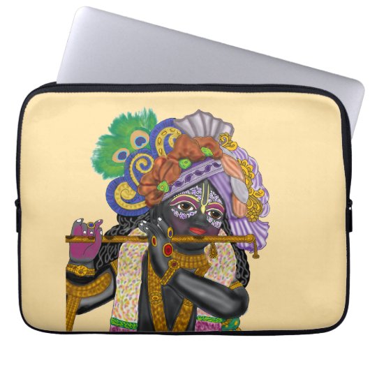 Herr Krishna  Laptopschutzhülle (Vorderseite)