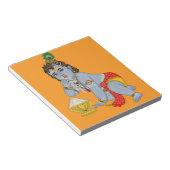 Herr Krishna Notizblock (angewinkelt)