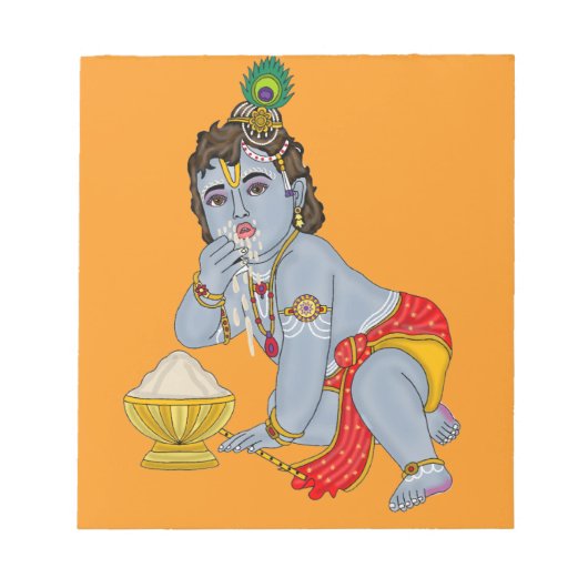 Herr Krishna Notizblock (Vorderseite)